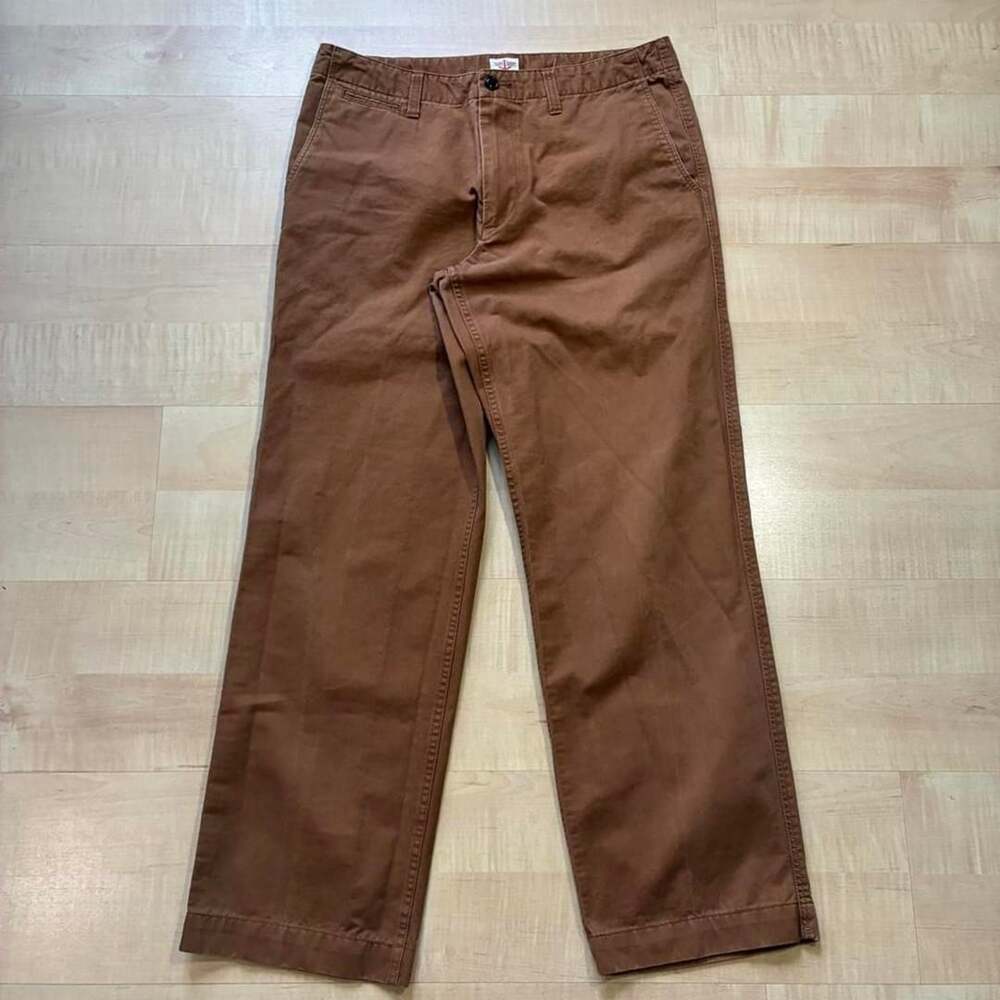 Dockers Vintage Straight Leg Chino Pants Brown 34x28
